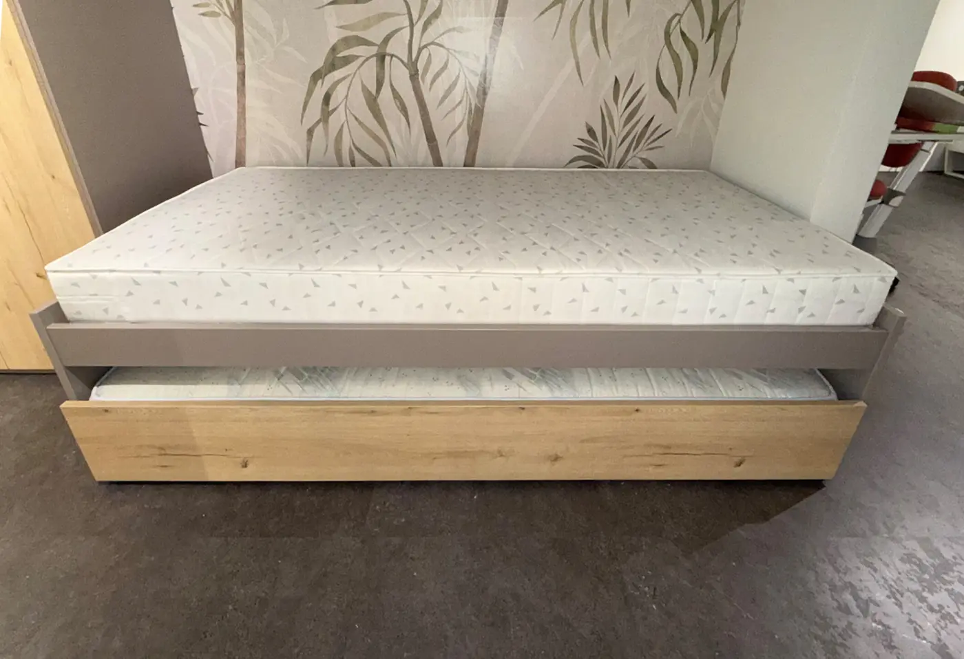 Doppelcouch 6096.5.. Dekor havanna ca. 205x90x200x48x96,5cm