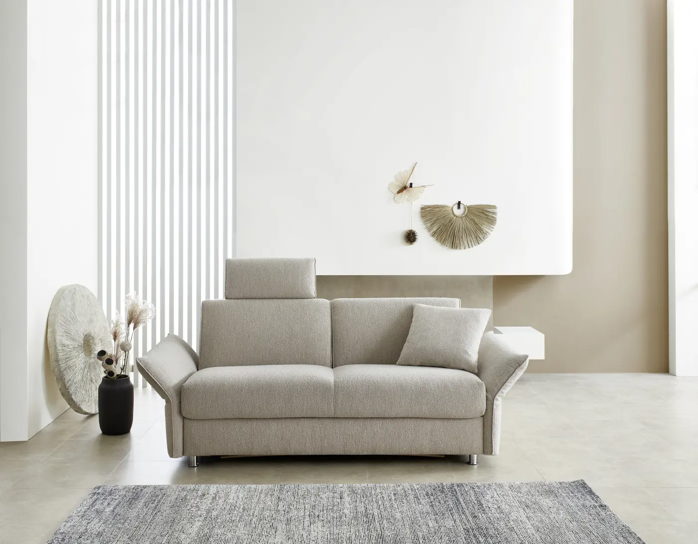 Schlafsofa 19110 Stoffbezug ca. 140x200cm