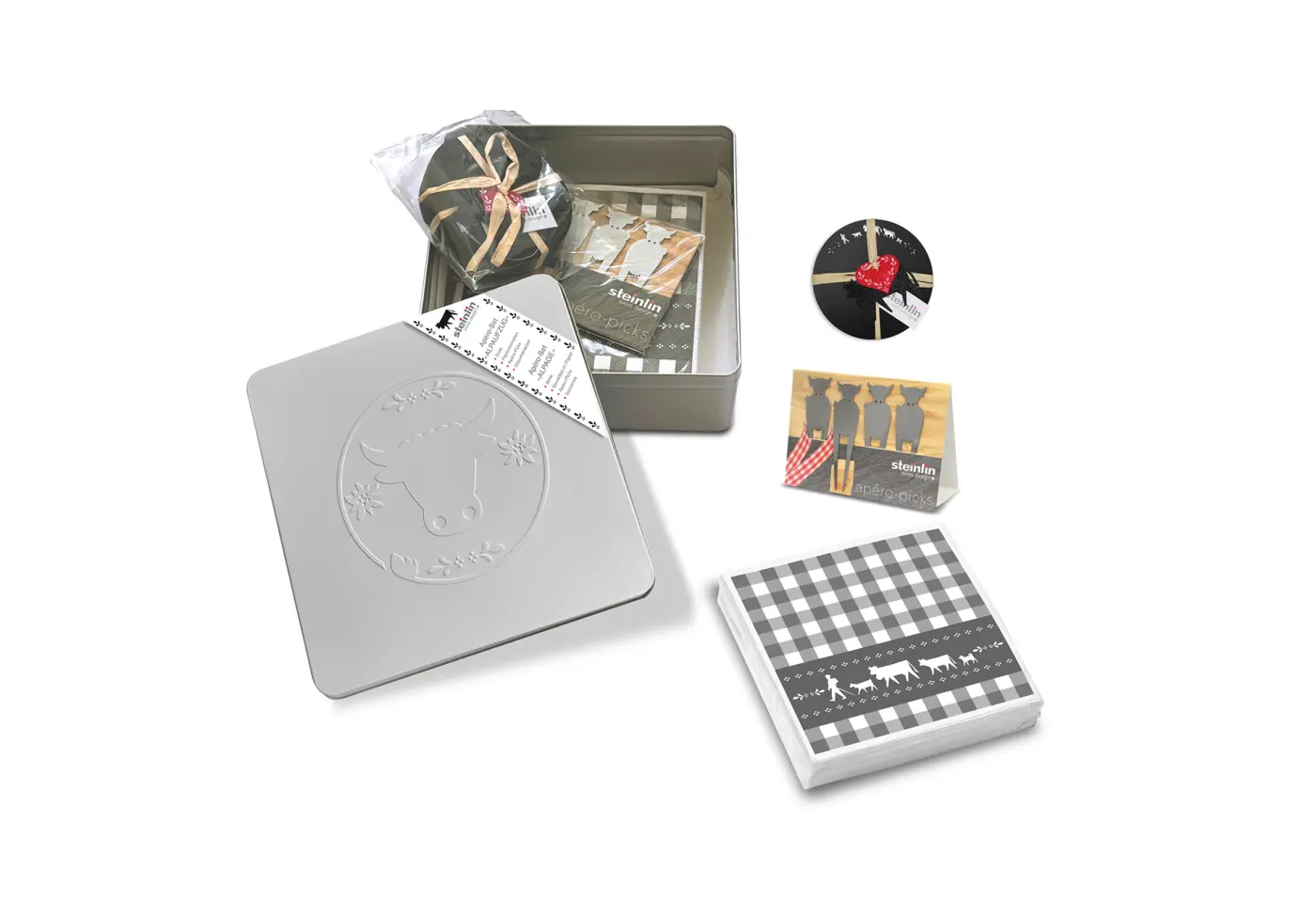 Apéro-Box Alpaufzug, 4-Tlg