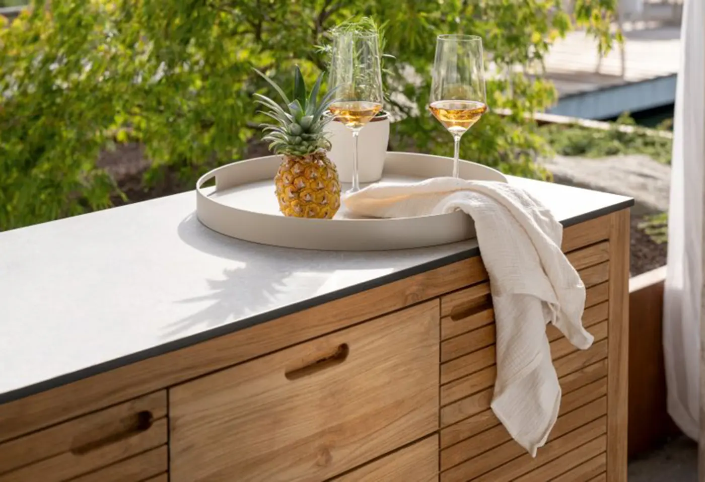 Tablett 15354.2 Grau Aluminium ca. 50x5cm