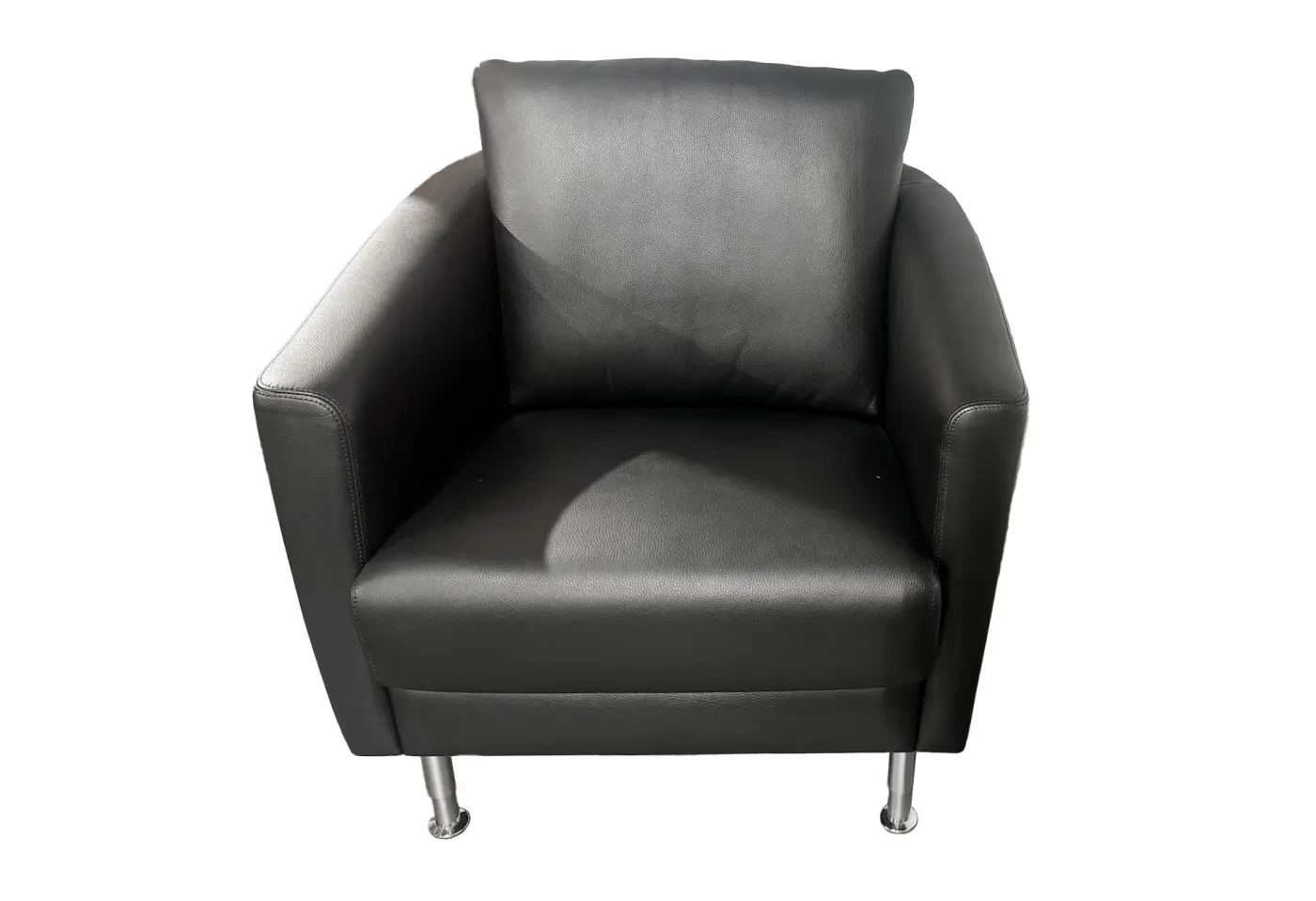 Fauteuil 16115 schwarz Leder
