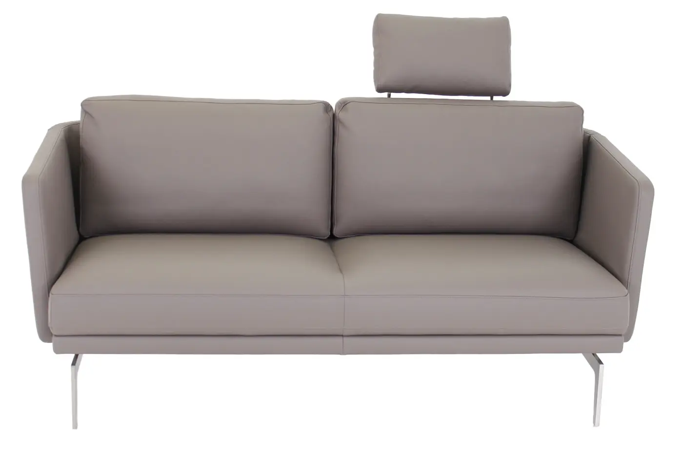 Sofa 1262 Frame von Intertime Leder Rancho lava ca. 170cm