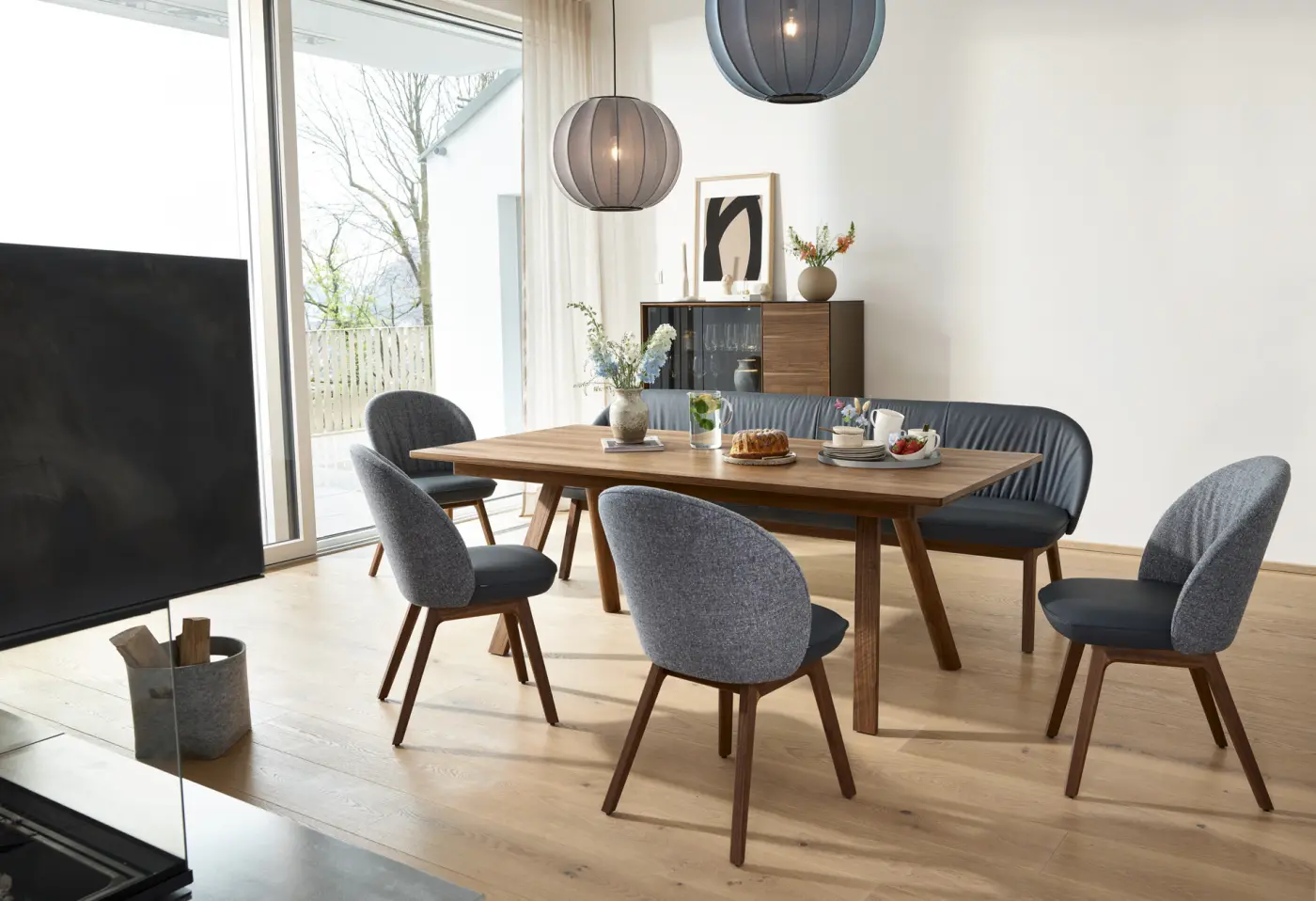 Esstisch Taso von Team 7 Nussbaum, geölt ca. 200x100x75cm