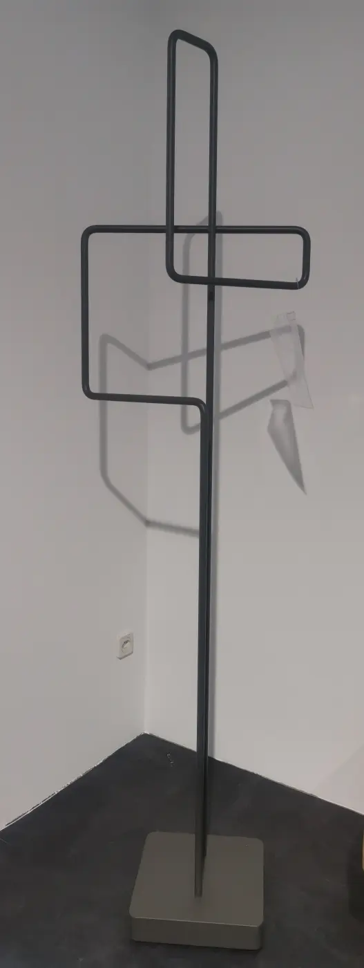 Stummer Diener 908 Umbragrau von Rolf Benz Stahl feinstruktur ca. 43x160x25cm