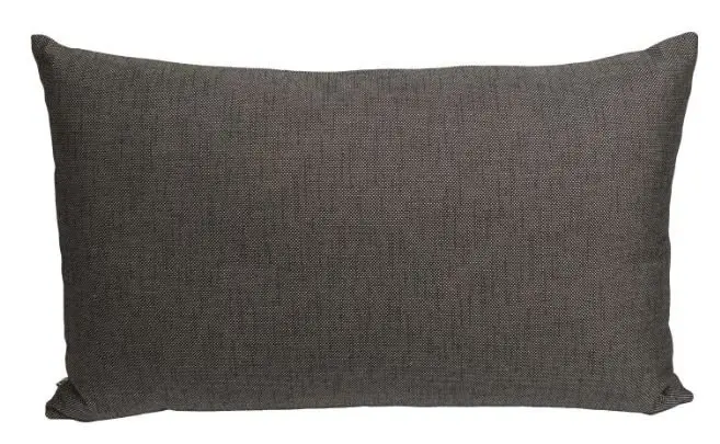 Rückenkissen 17109.4 Seidenschwarz Outdoorstoff ca. 75x46x20cm