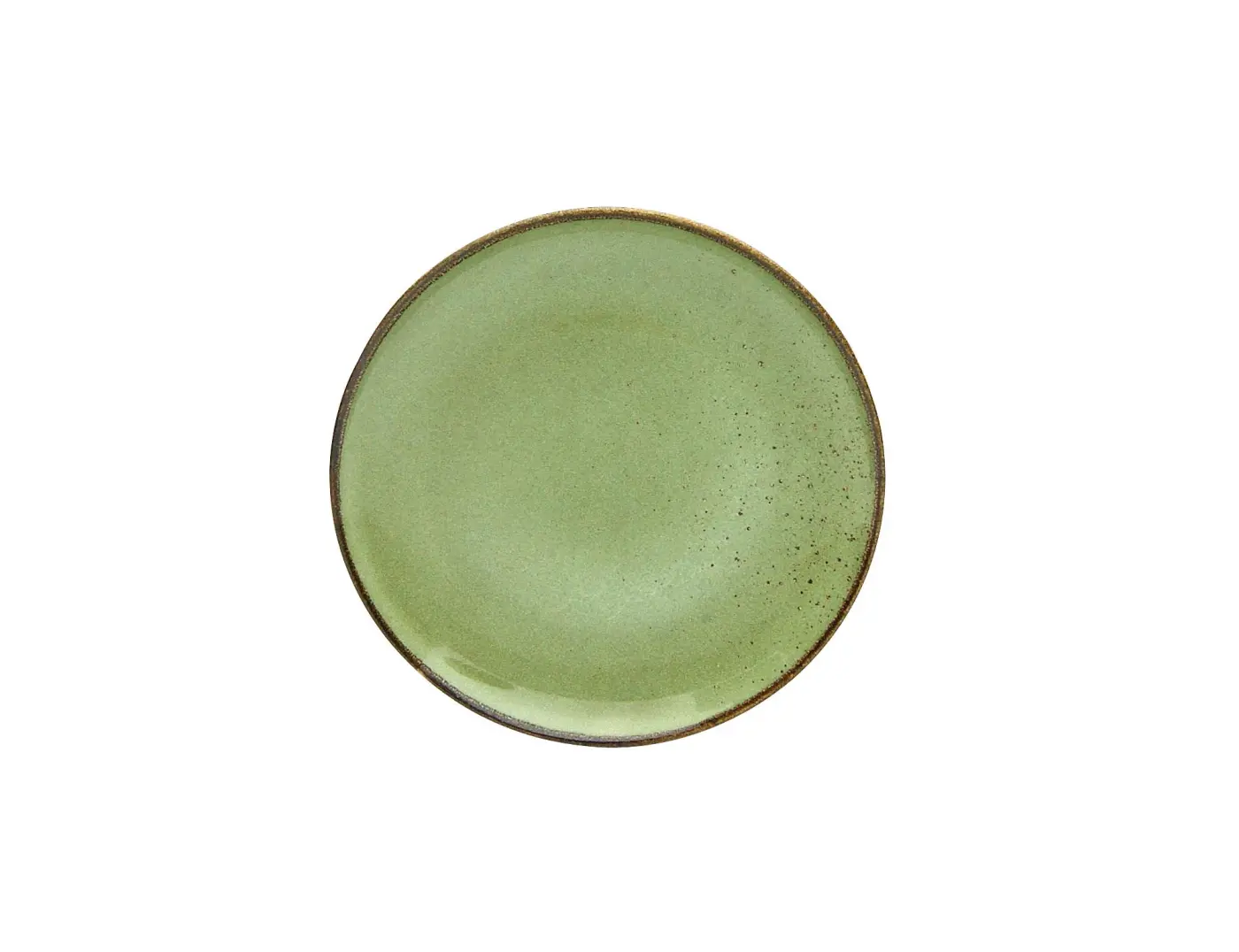 Dessertteller/21 Nature Naturgrün Naturgrün Steinzeug