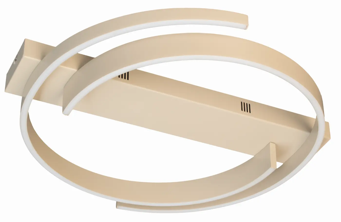 Deckenleuchte 24001 Sandfarbe Aluminium ca. 48cm