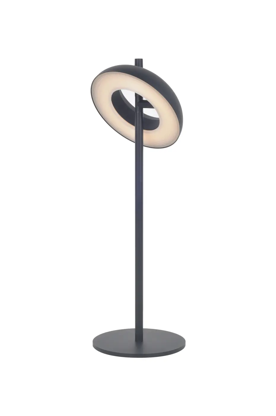 LED-Tischleuchte 21645.1. Schwarz Metall, Kunststoff ca. 15x38,6cm