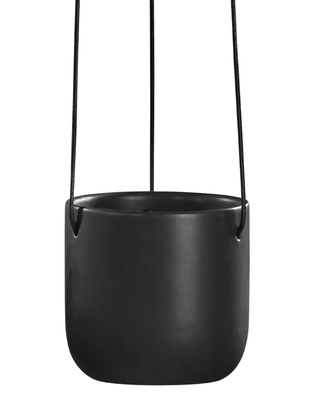 Blumentopf 15cm Signa, schwarz