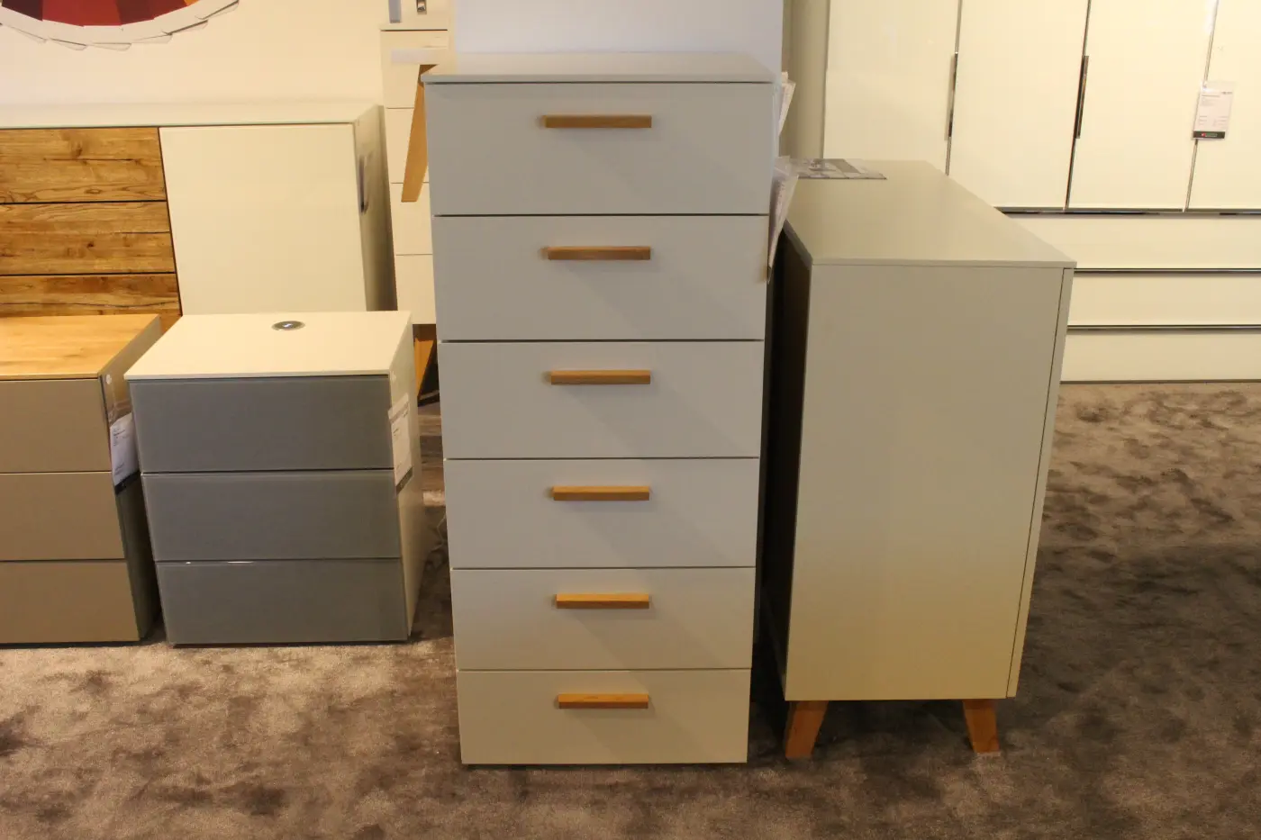 Kommode 3784.13 Perlweiss matt ca. 50x118x41cm