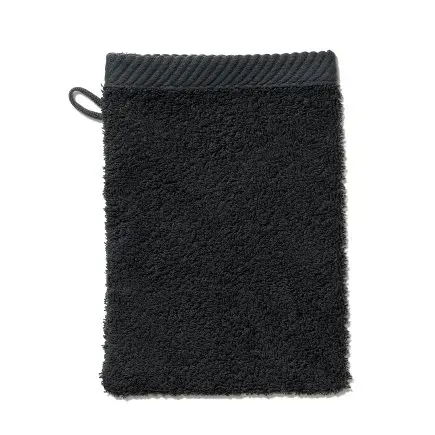 Waschhandschuh 24623 schwarz von Kela 100% Baumwolle ca. 15x21cm