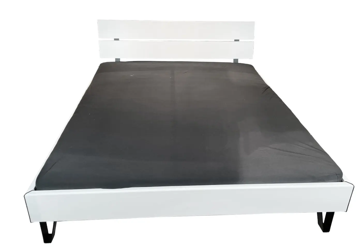 Bett 22528 Weiss dekor Metall ca. 160x200cm