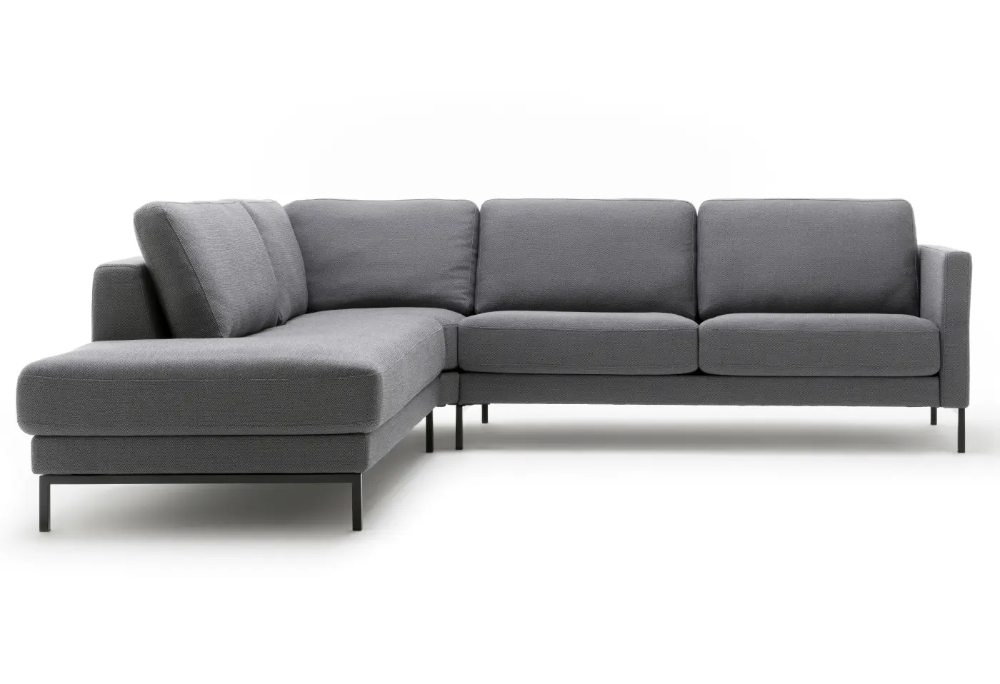 Polstergarnitur Ego graphitgrau von Rolf Benz Stoff 26.267 ca. 326x82x267cm