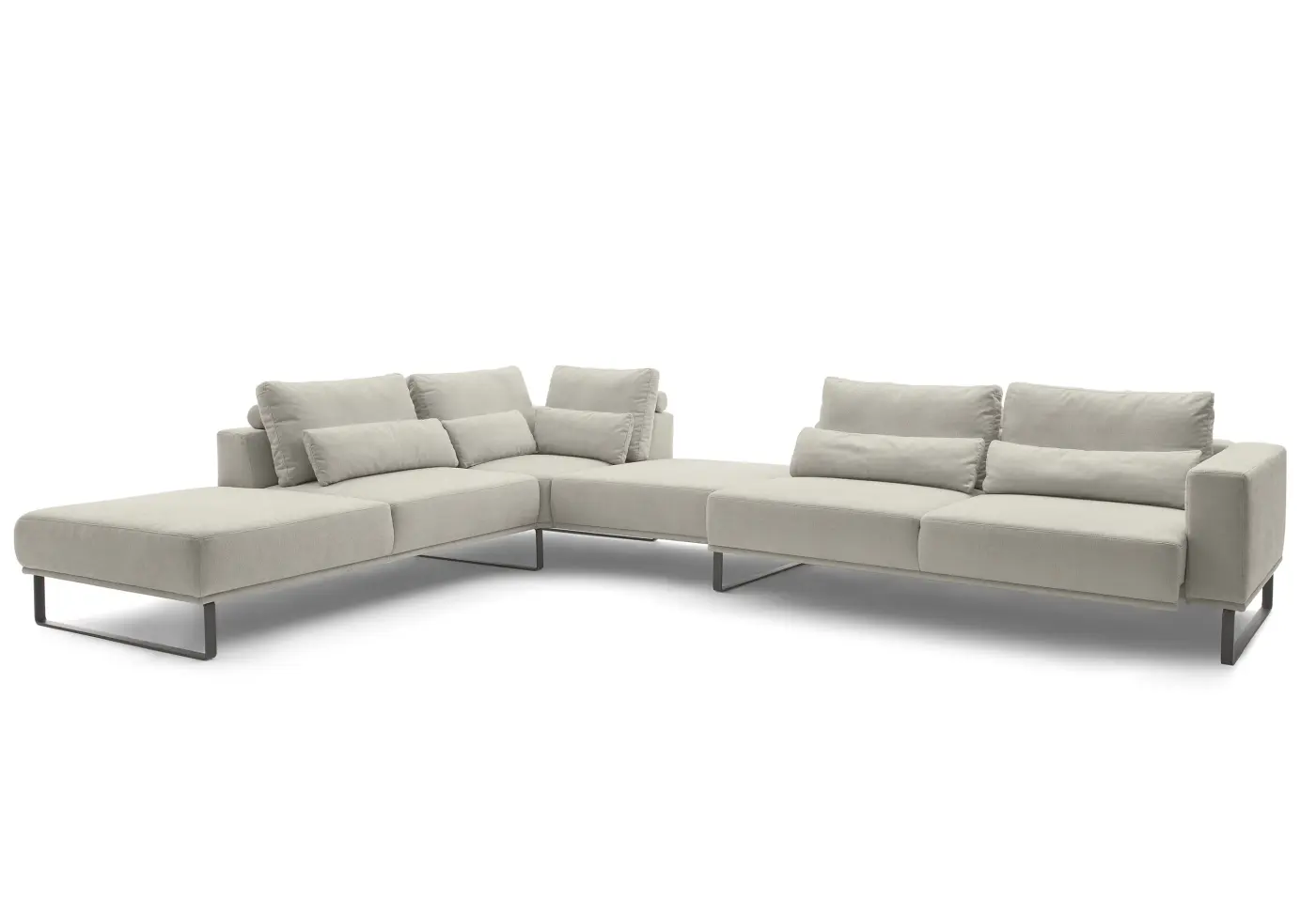 Polstergarnitur MR JustB! PM100 Natur von Musterring Stoff Yelda ca. 398x67x290cm