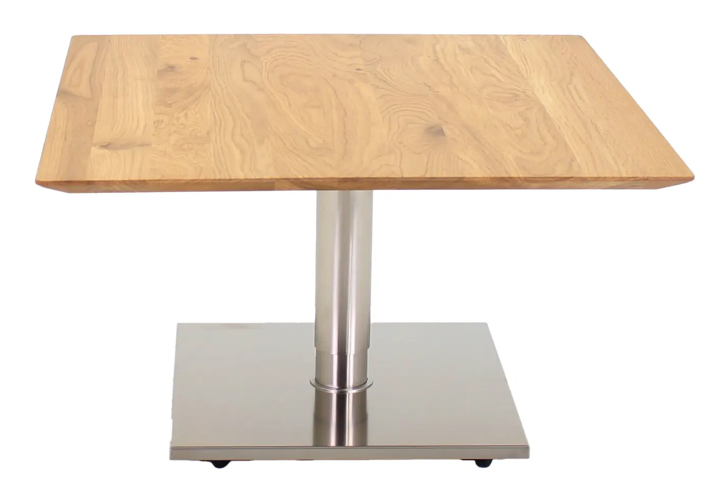 Couchtisch Duett K 536 von Ronald Schmitt Wildeiche Natur lackiert ca. 75x75cm