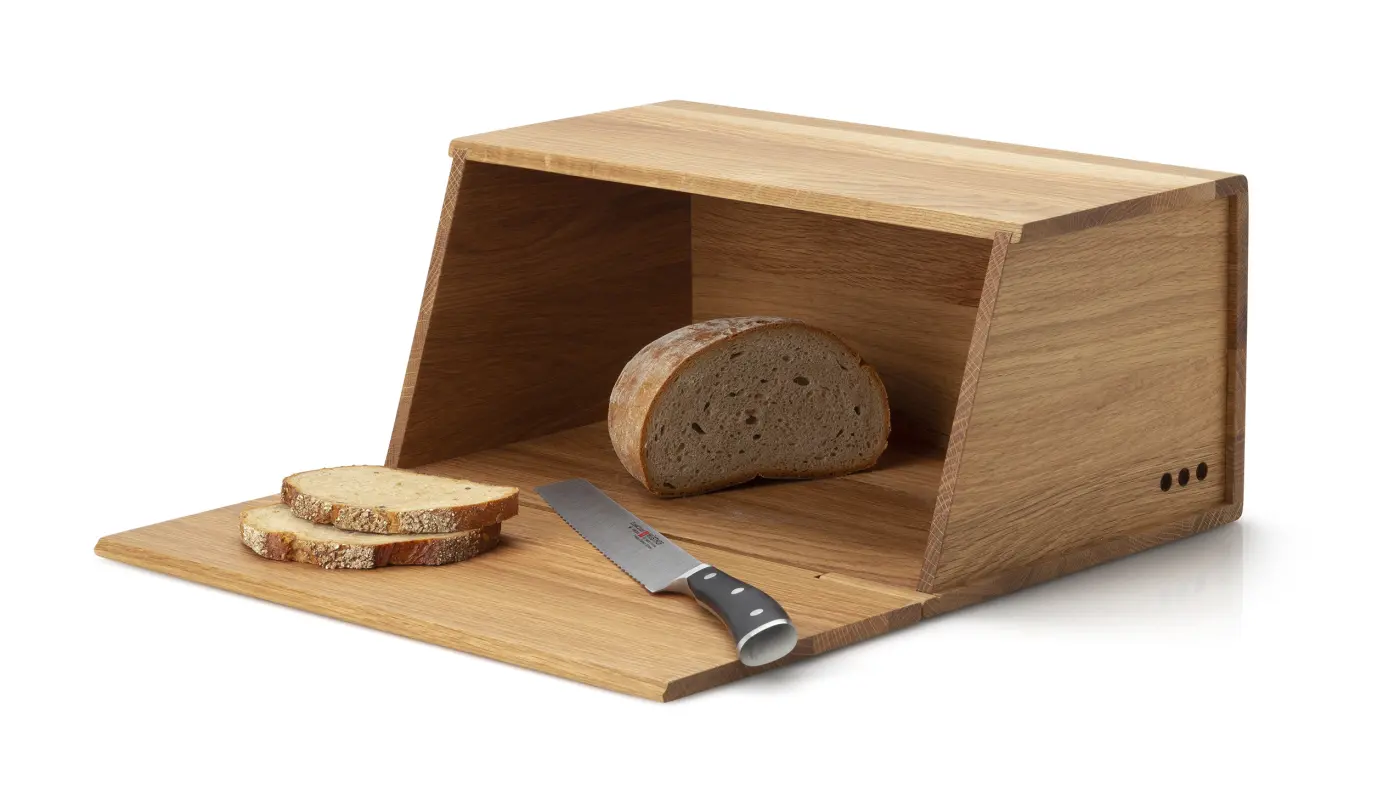 Brotkasten 40x26x18,5cm Eiche