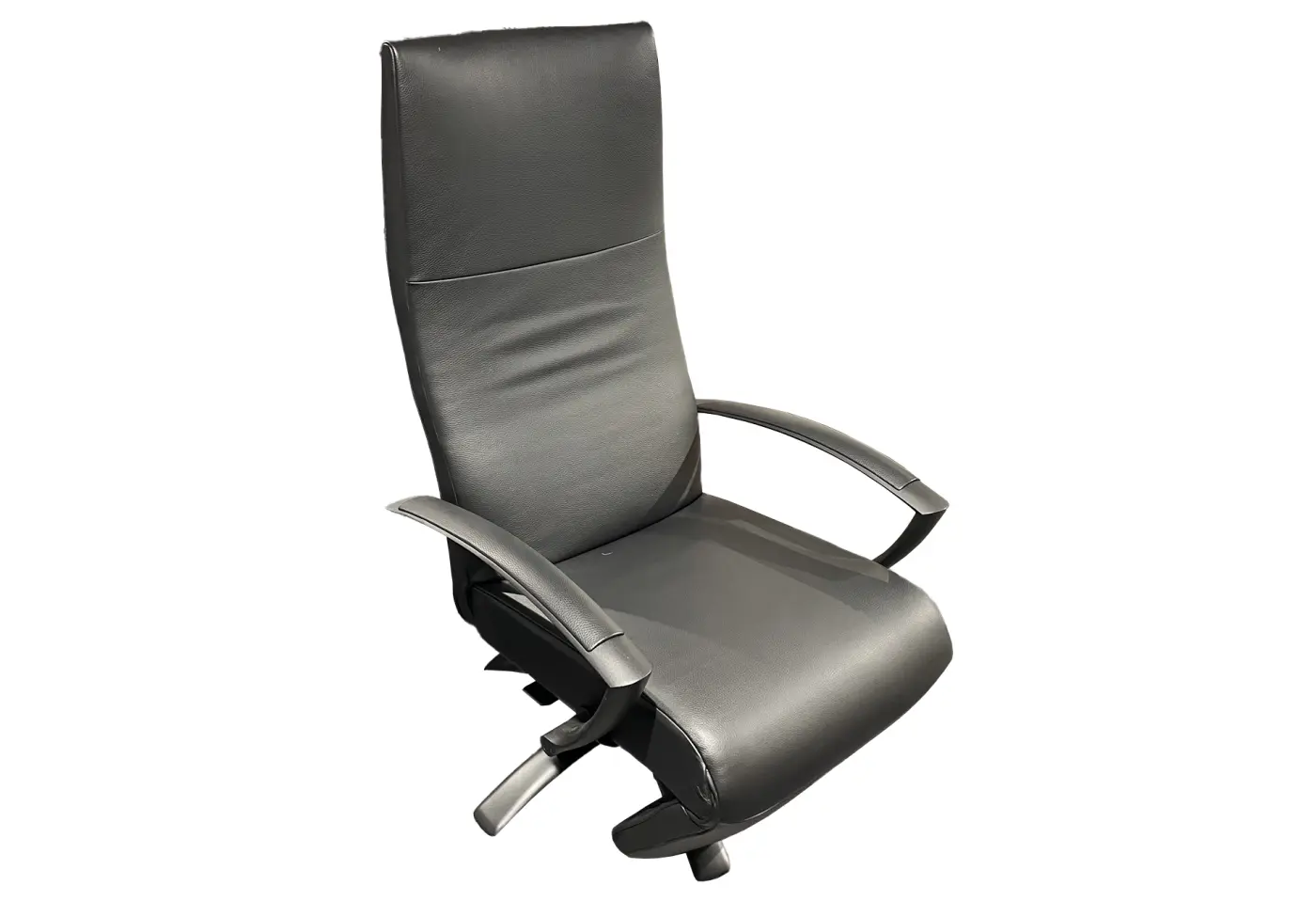 Relaxsessel Brainbuilder Celia nero, lackiert schwarz von Jori Leder