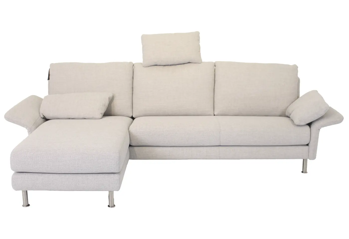 Polstergarnitur 2041 Campus von Intertime Danio seidengrau ca. 240x149cm