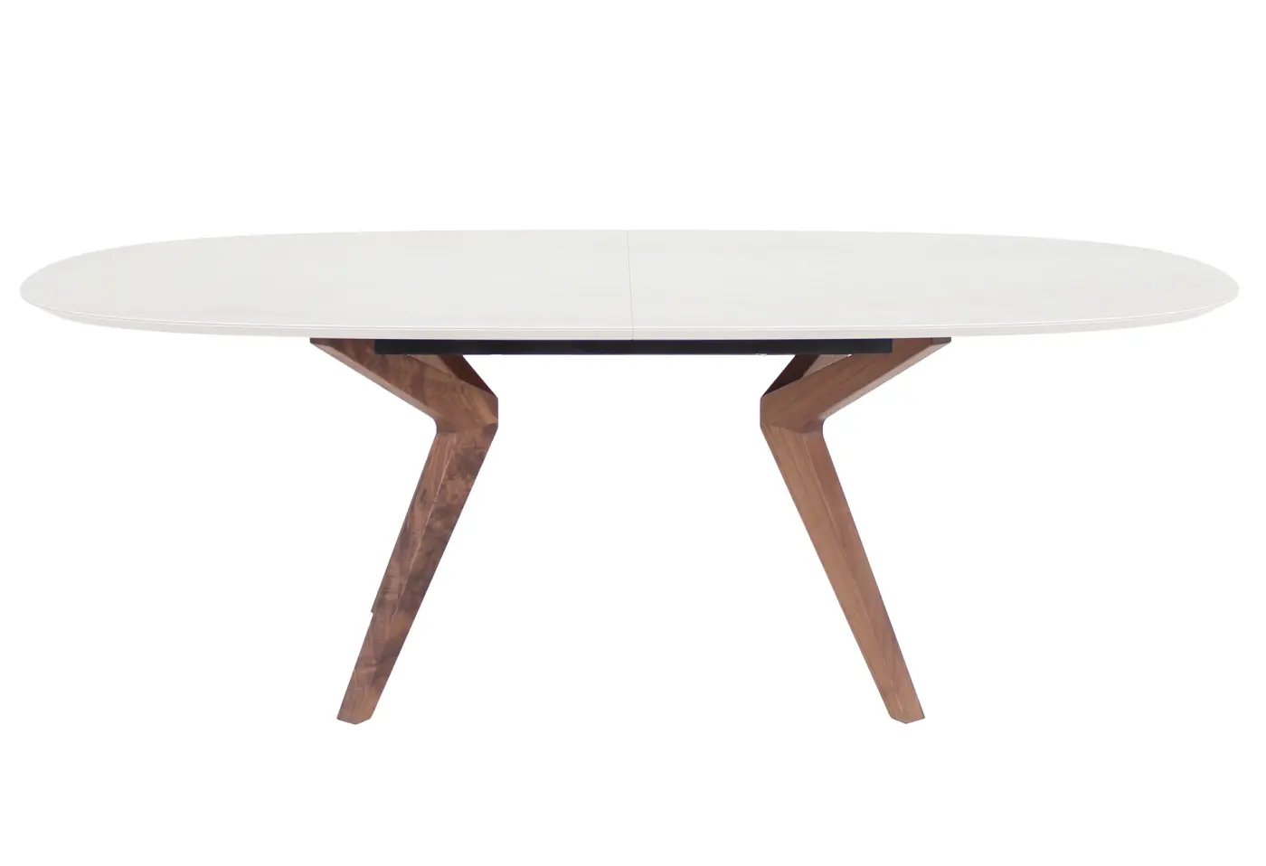 Esstisch Capri Creme und Braun von Willisau Keramik und Nussbaum ca. 220x105x75cm