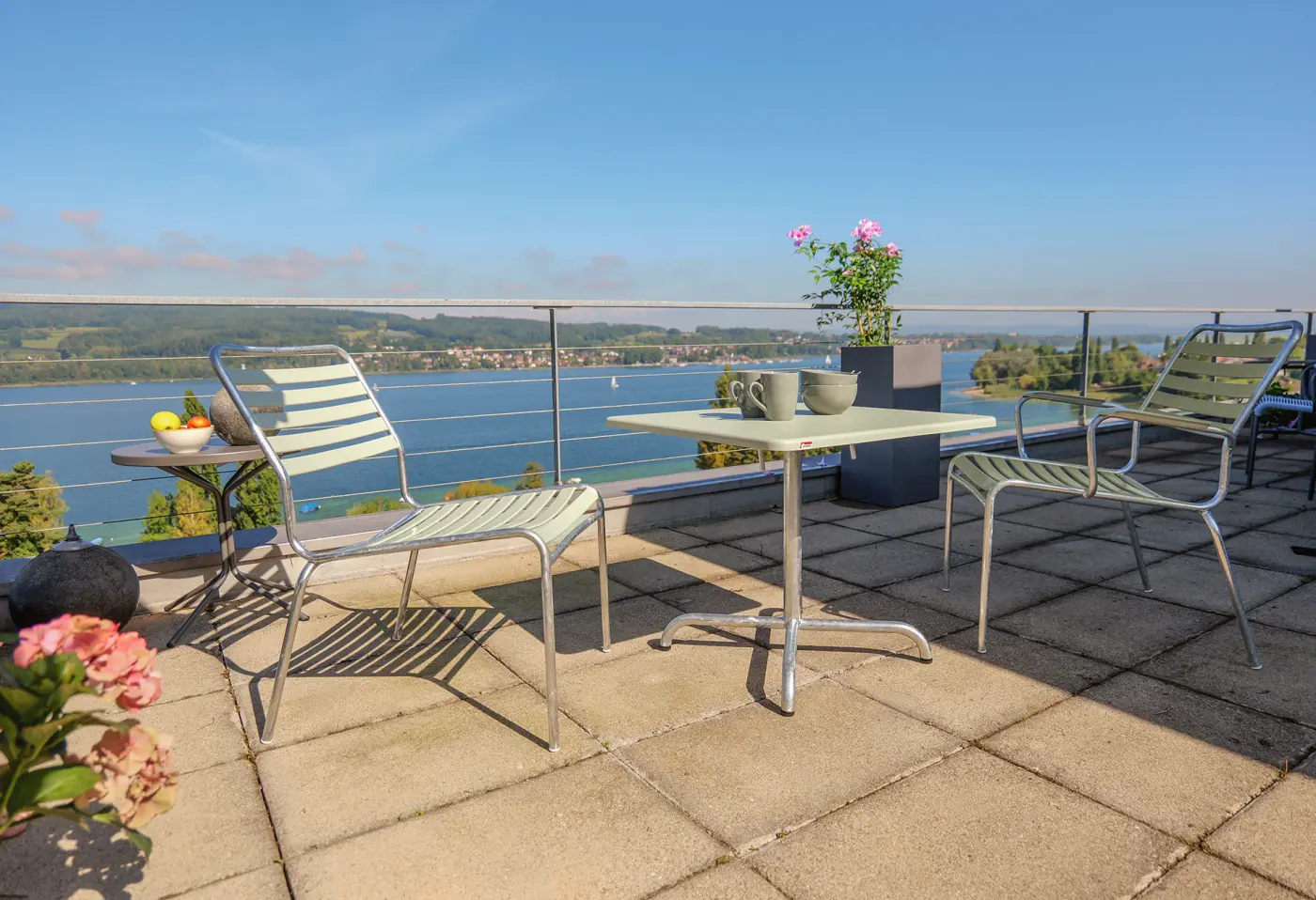 Salon-Sessel Rigi Terracotta von Schaffner Kunststoff ca. 55x83x65cm