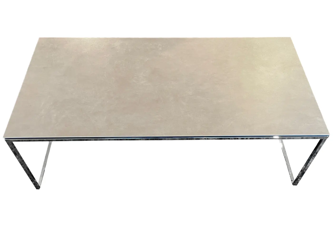 Salontisch 5744.7 Tischplatte Keramik Zement mittel dunkel / PG2 ca. 120x40x60cm