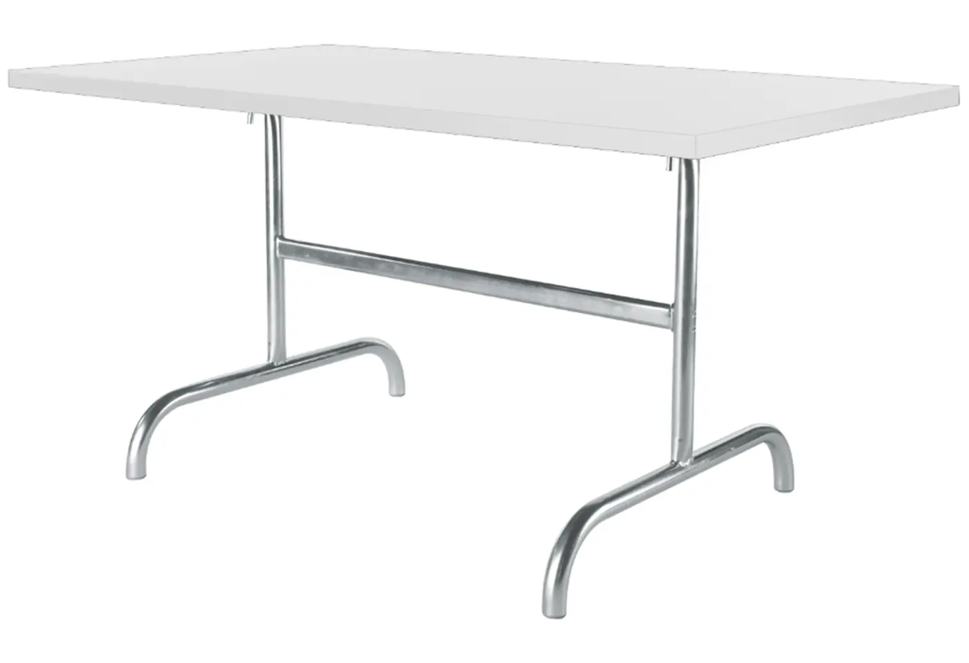 Metalltisch Säntis Weiss von Schaffner ca. 180x90cm