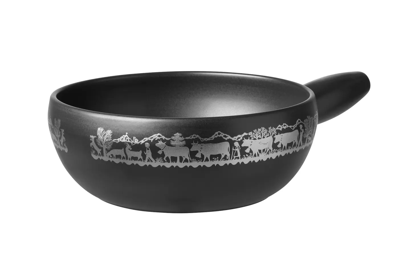 Käsecaquelon Tradition Alpaufzug Schwarz