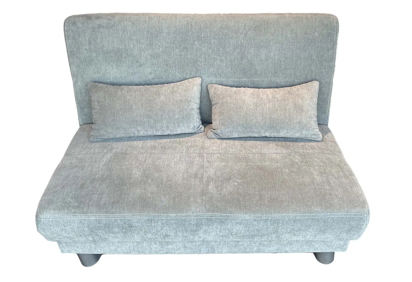 Schlafsofa Gordola Stoff Matrix grau (B) ca. 120x195cm