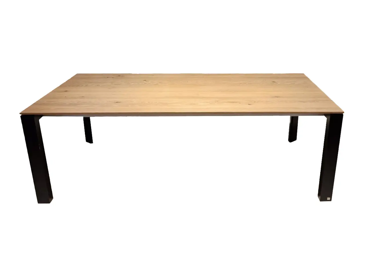 Auszugstisch Delta / Dine at Home von Seetal Ast-Eiche, weiss geölt ca. 220x95x75cm