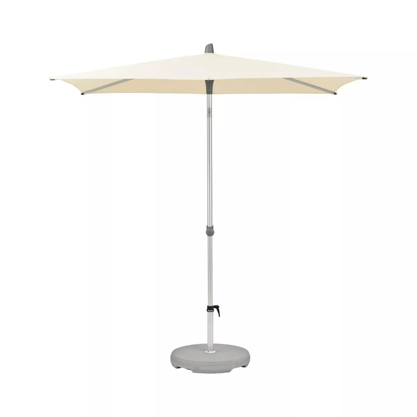 Sonnenschirm Alu-Smart Grau von Glatz Stoffqualität 4 ca. 240x240cm