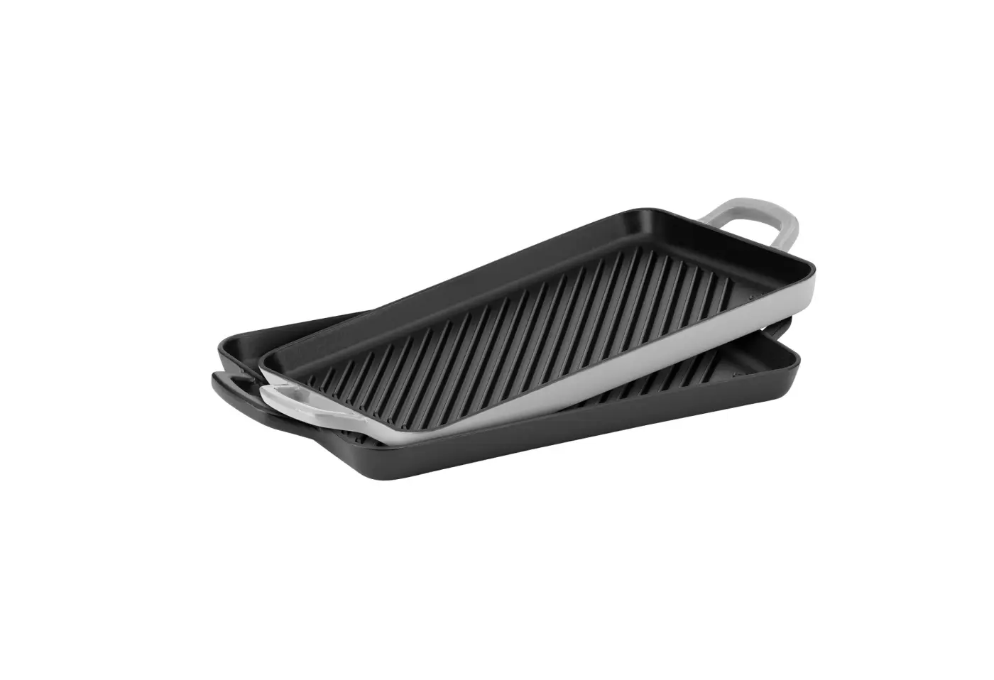 Grillplatte 12612 schwarz von Kela Gusseisen ca. 35x25x2cm