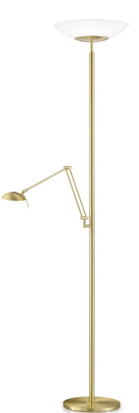 LED-Deckenfluter 11531.. Nickelmatt ca. 36x185cm