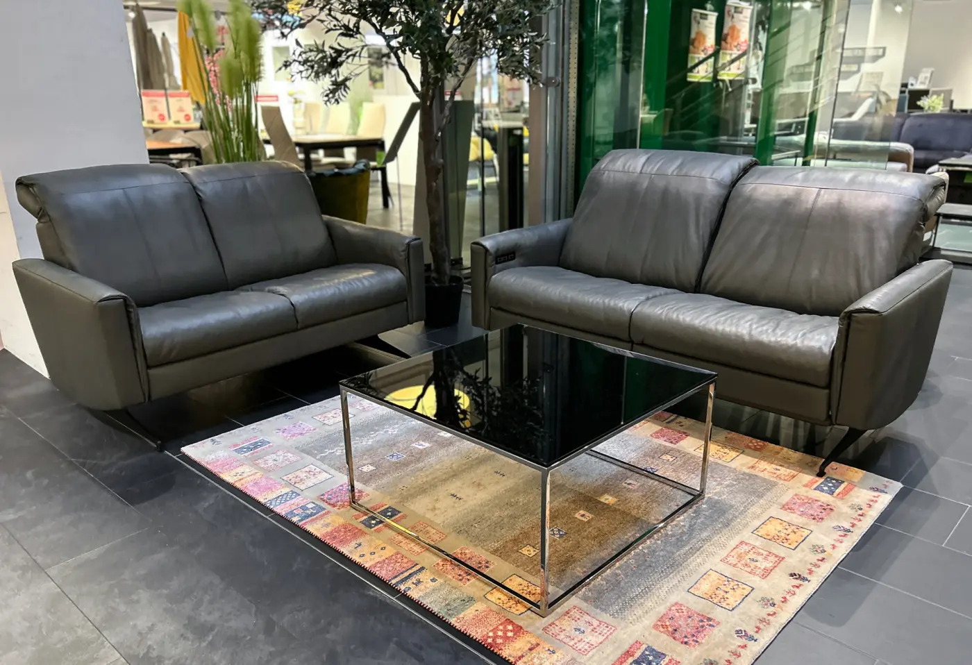 Polstergarnitur 18284.. Leder L2067G Elegance