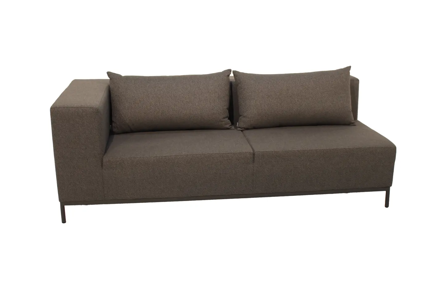 Sofa 15334 Kristall anthrazit 100% Acryl mit PU-Beschichtung ca. 203x70x99cm