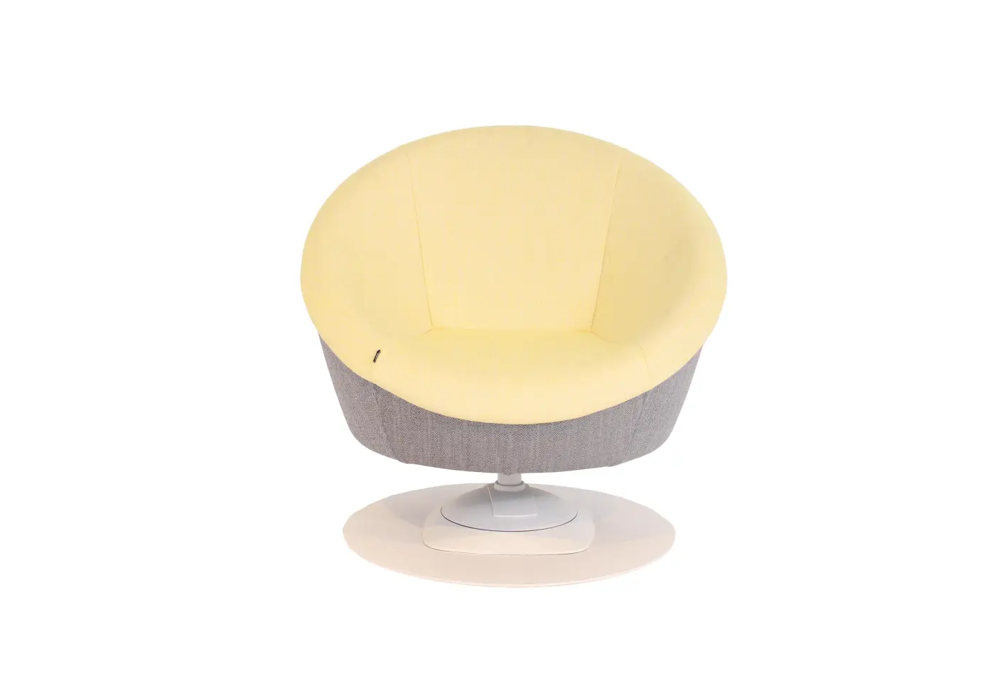 Drehsessel 21091.. Lemon, Grau Qutdoorstoff ca. 80x86x90cm