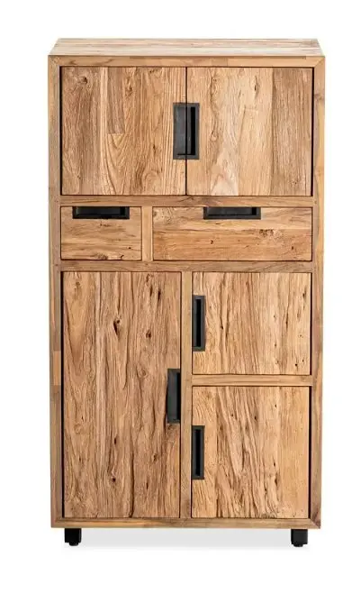 Schrank 13466.. Teakholz ca. 60x110x45cm