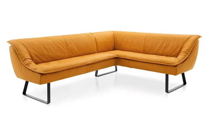 Eckbank Alino von Koinor Leder "sun" ca. 192x186x89x77cm