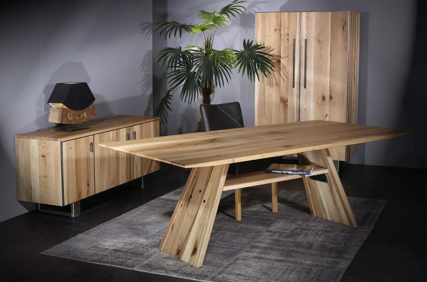 Esstisch 16718.5 Sumpfeiche, geschliffen, geölt ca. 220x100x75cm