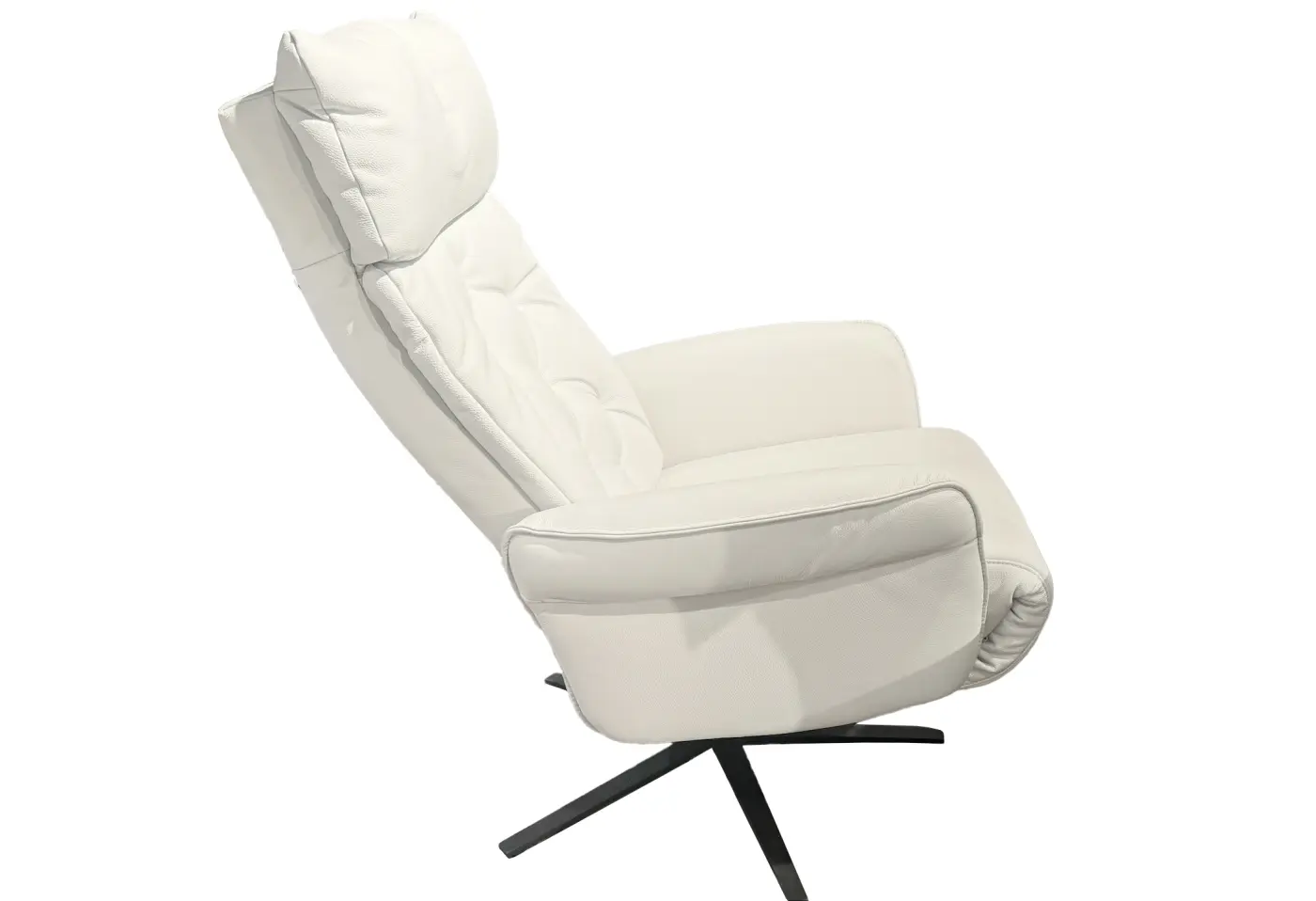 Fernsehsessel 11733.4 Leder 33Lonso eis Rücken mit Gasdruckfeder