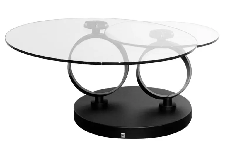 Couchtisch MR Fabia von Musterring Klarglas ca. 135x80x43cm