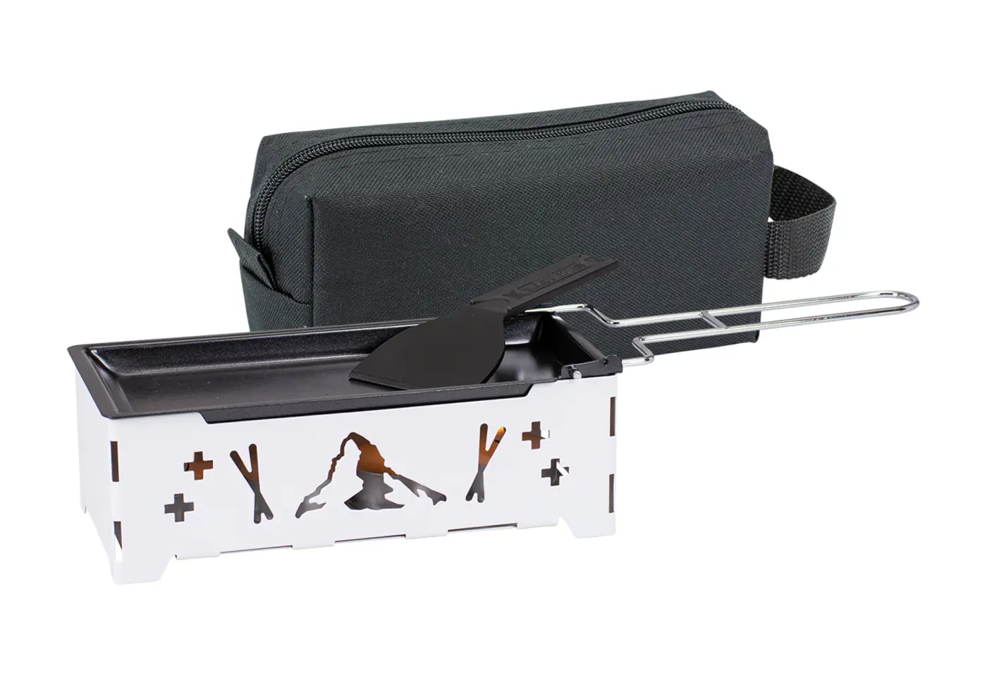 Kerzenraclette 2go m. Beutel, schneeblau, Matterhorn schneeblau