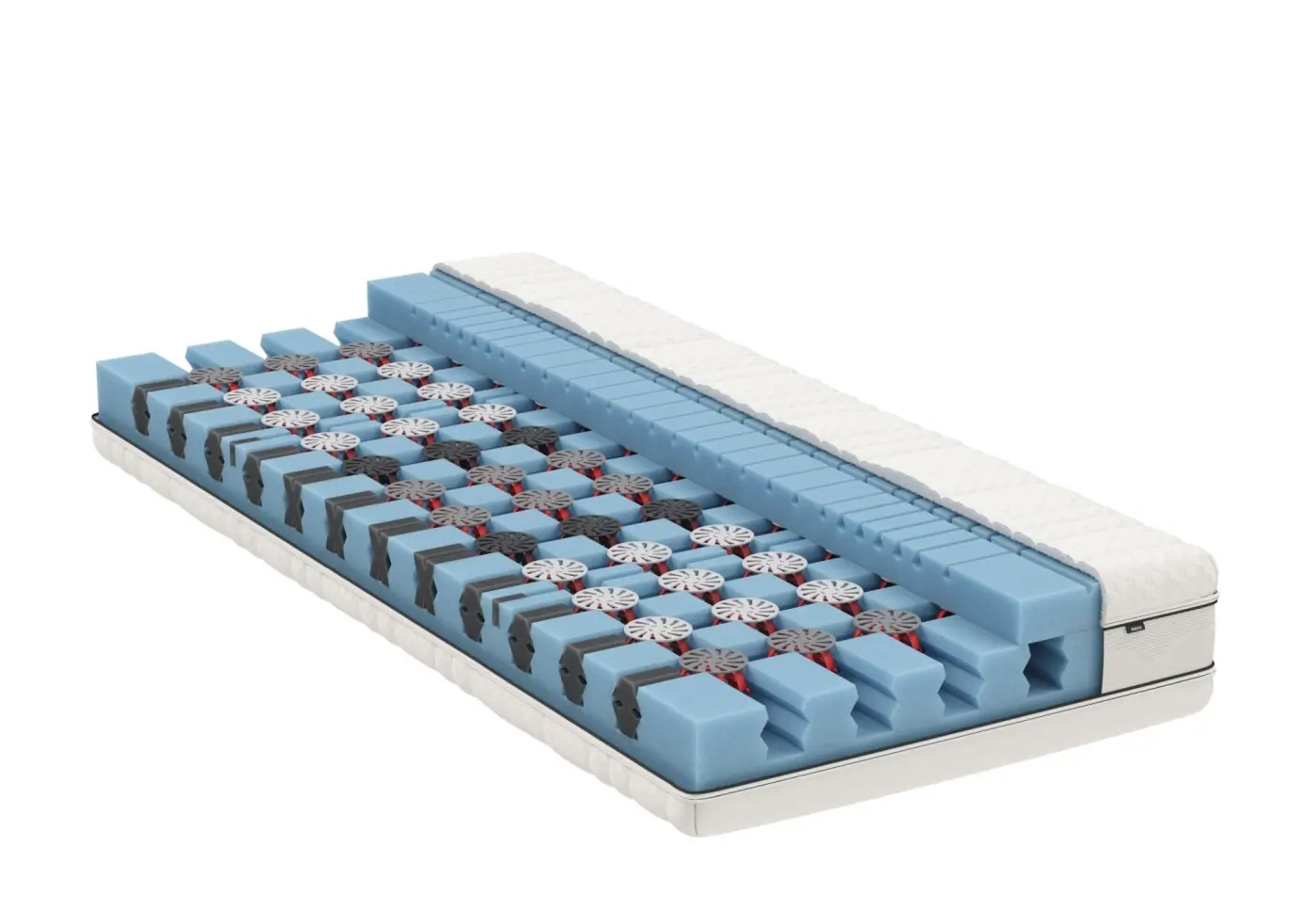 Matratze ClimaLuxe von Bico Kaltschaum mit Würfelschnitt ca. 90x200 x24cm