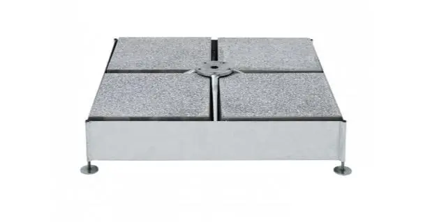 Sockel M4 350 01 108 235 von Glatz Stahl, verzinkt ca. 91x115x91cm