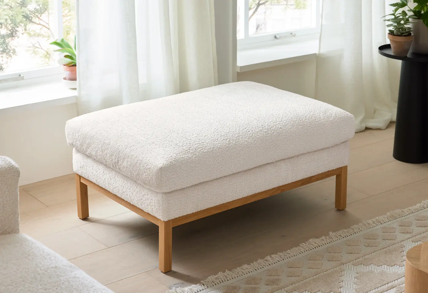 Hockerbank Roomio No. 4105 von Roomio Stoff Shaun white / PG 8 ca. 100x70cm