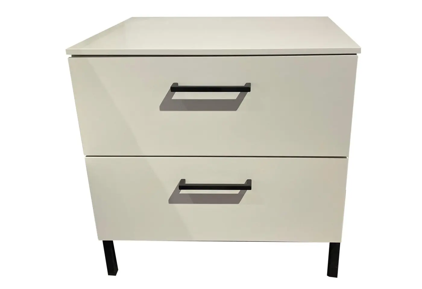 Nachttisch 3784.43.. grauweiss matt ca. 50x41x41cm