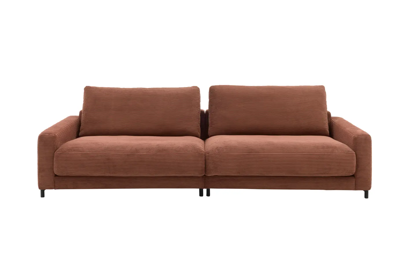 Polstergarnitur Roomio No. 4103 von Roomio Stoff Cord rusty ca. 274cm