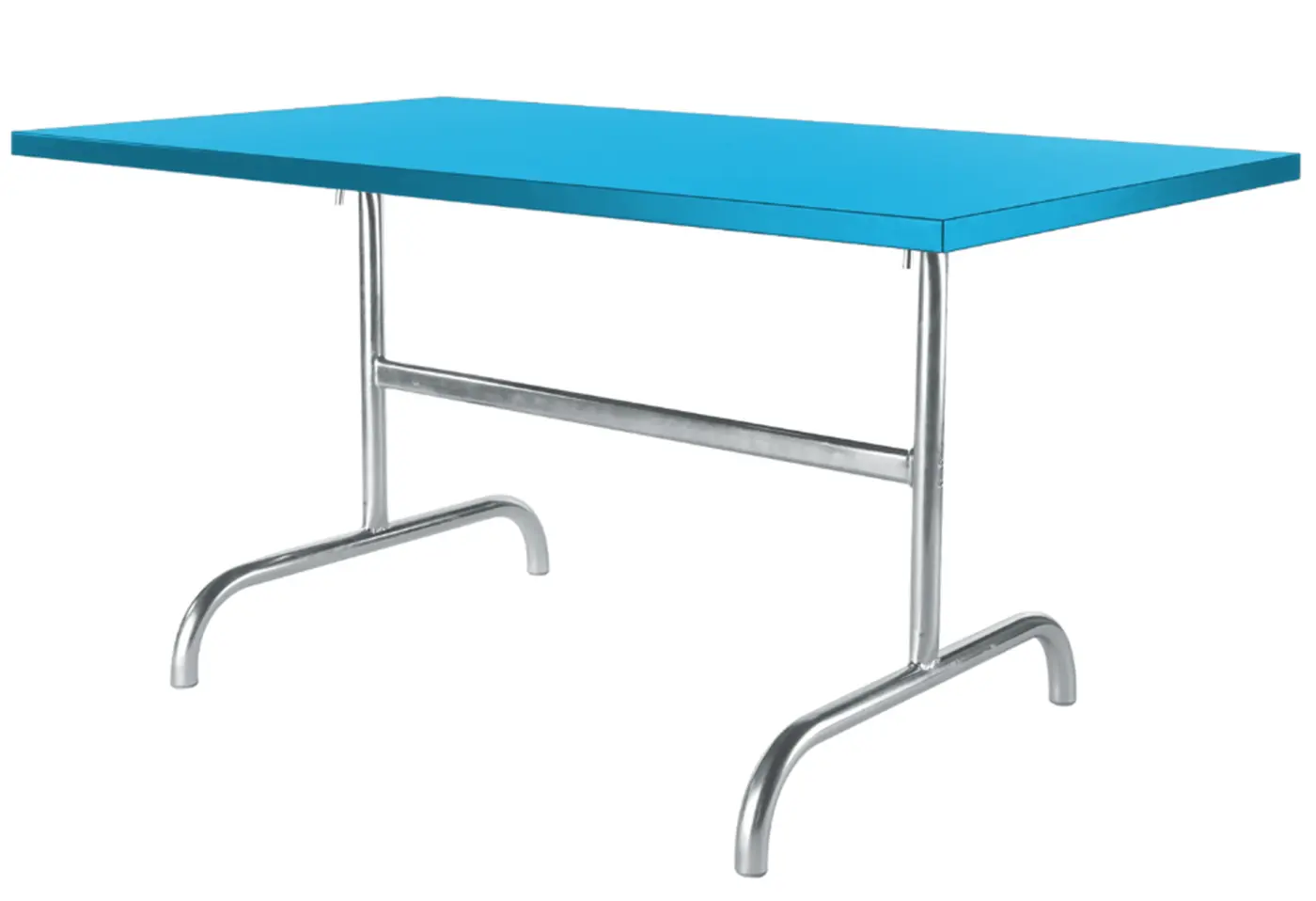 Metalltisch Säntis Türkis von Schaffner ca. 180x80cm