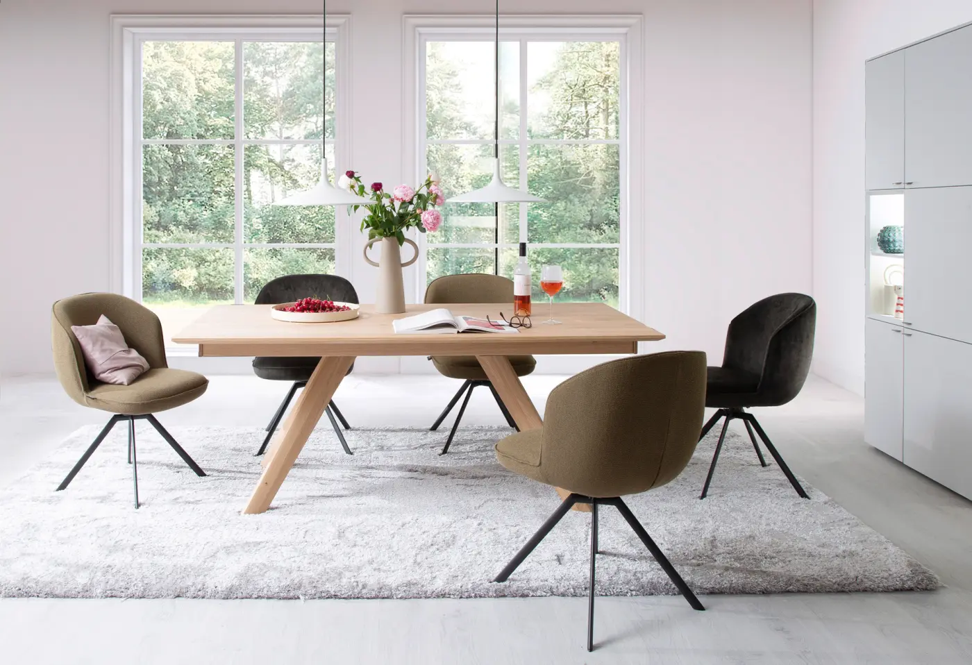 Esstisch Fox von Schöner Wohnen Wildeiche, hell geölt, gebürstet ca. 190x100x75cm