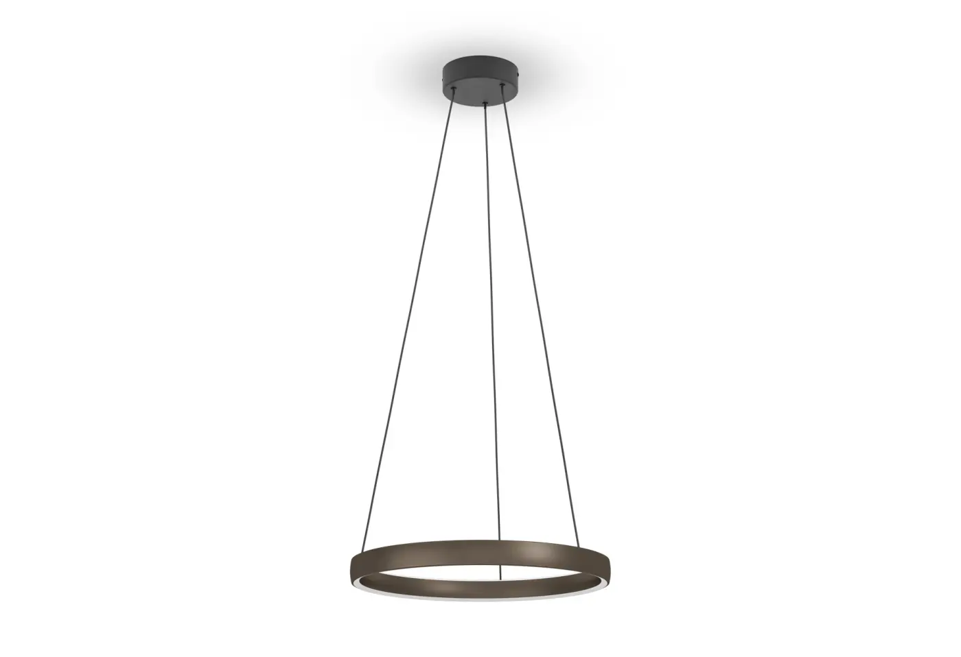 LED-Hängeleuchte 24480 schwarz/braun Aluminium/Stahl ca. 55x150cm