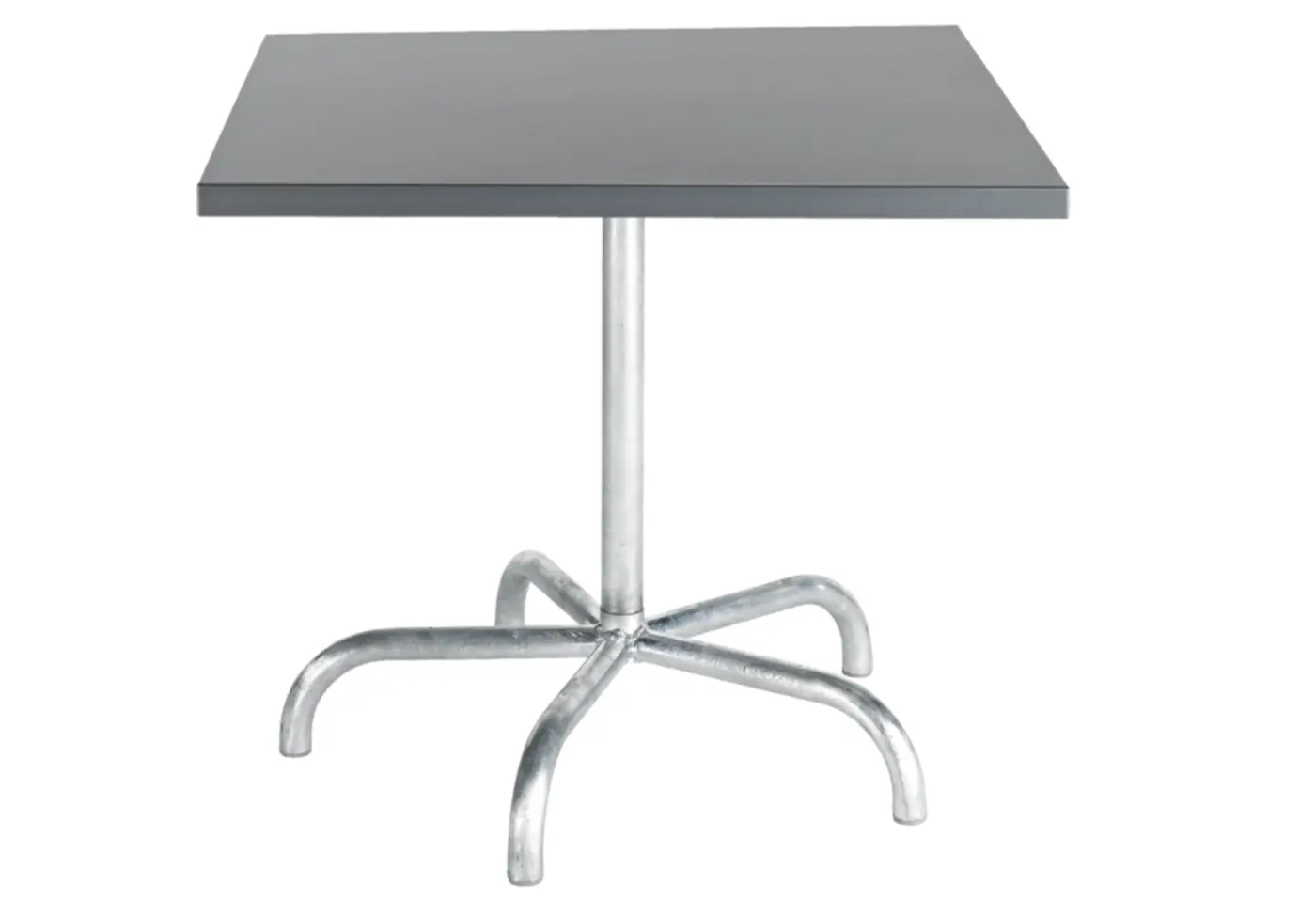 Metalltisch Säntis Alusilber von Schaffner Metall ca. 80x80cm